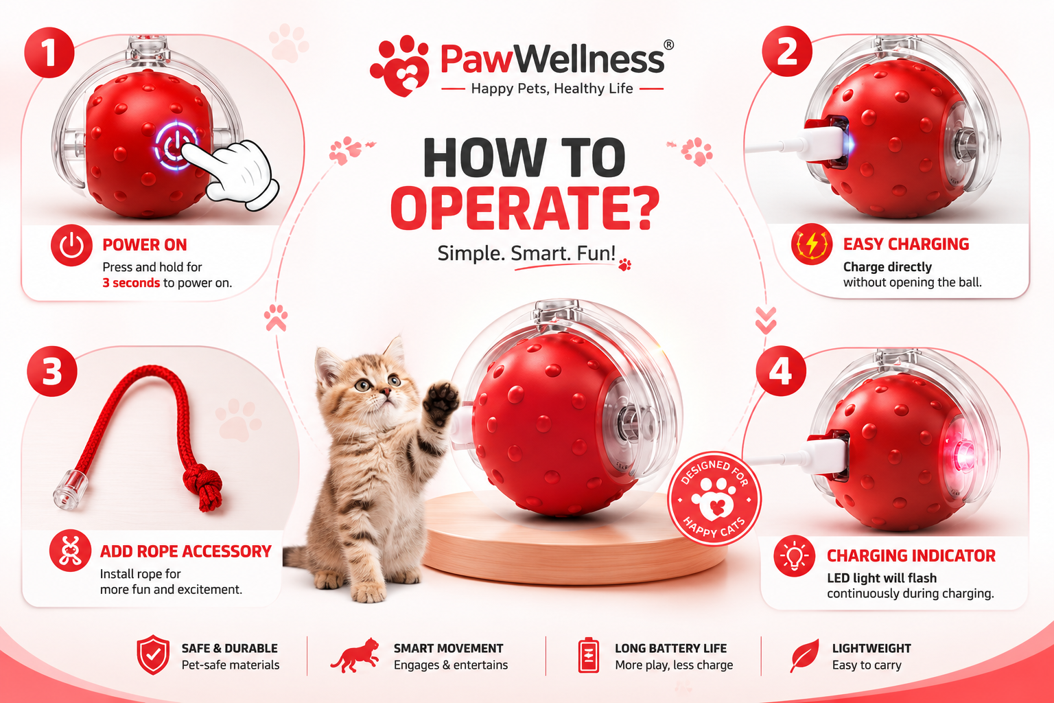 PawWellness Orbit Ball